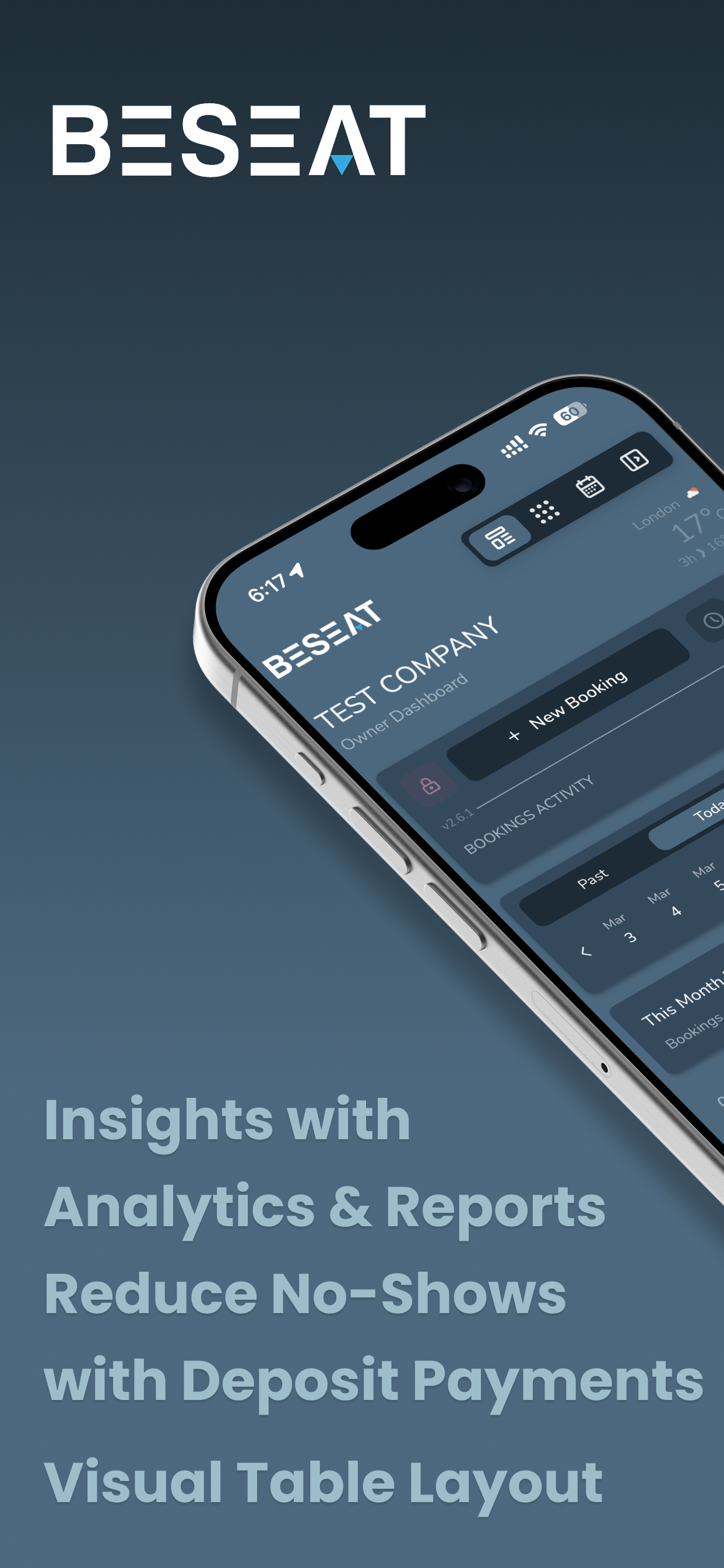 BeSeat App - Booking management